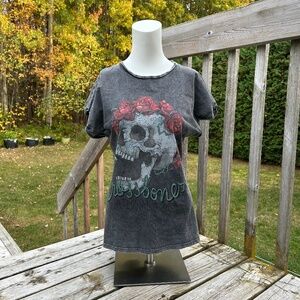 Mng⎪Skull Design Tee-shirt